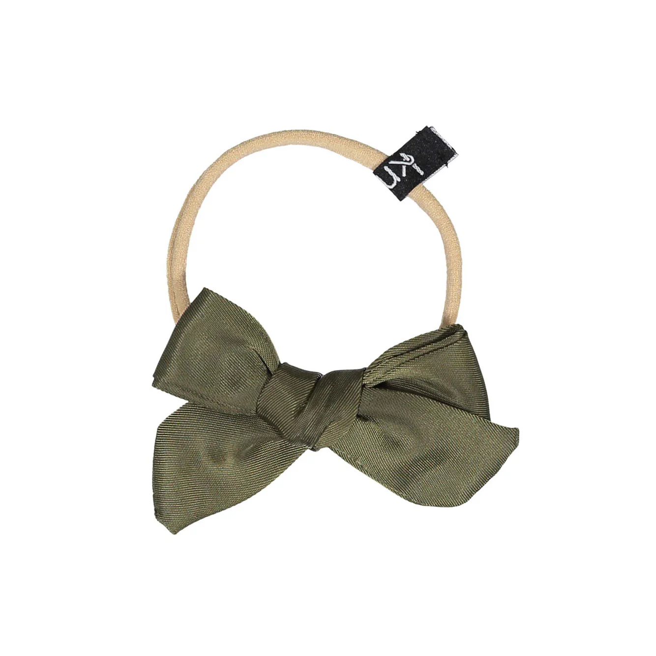 Knot Hairbands Olive Satin Bow Band