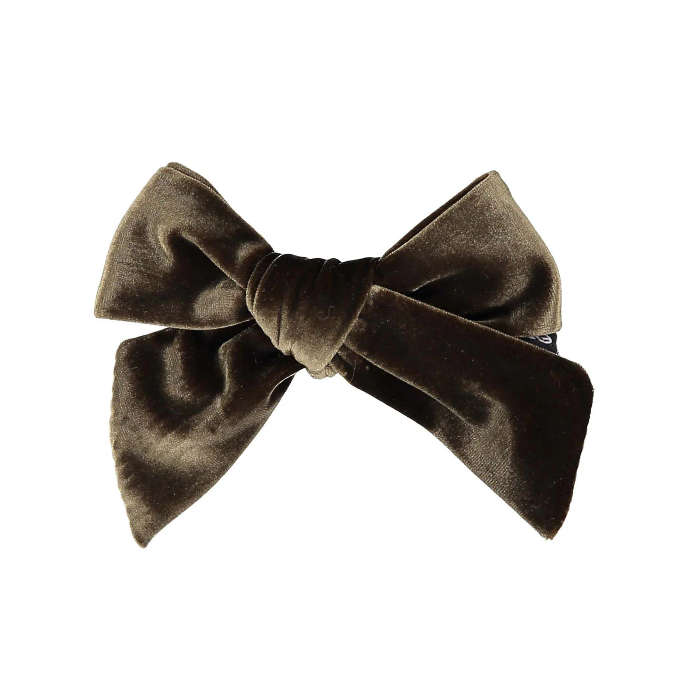 Knot Hairbands Olive Velveteen Bow