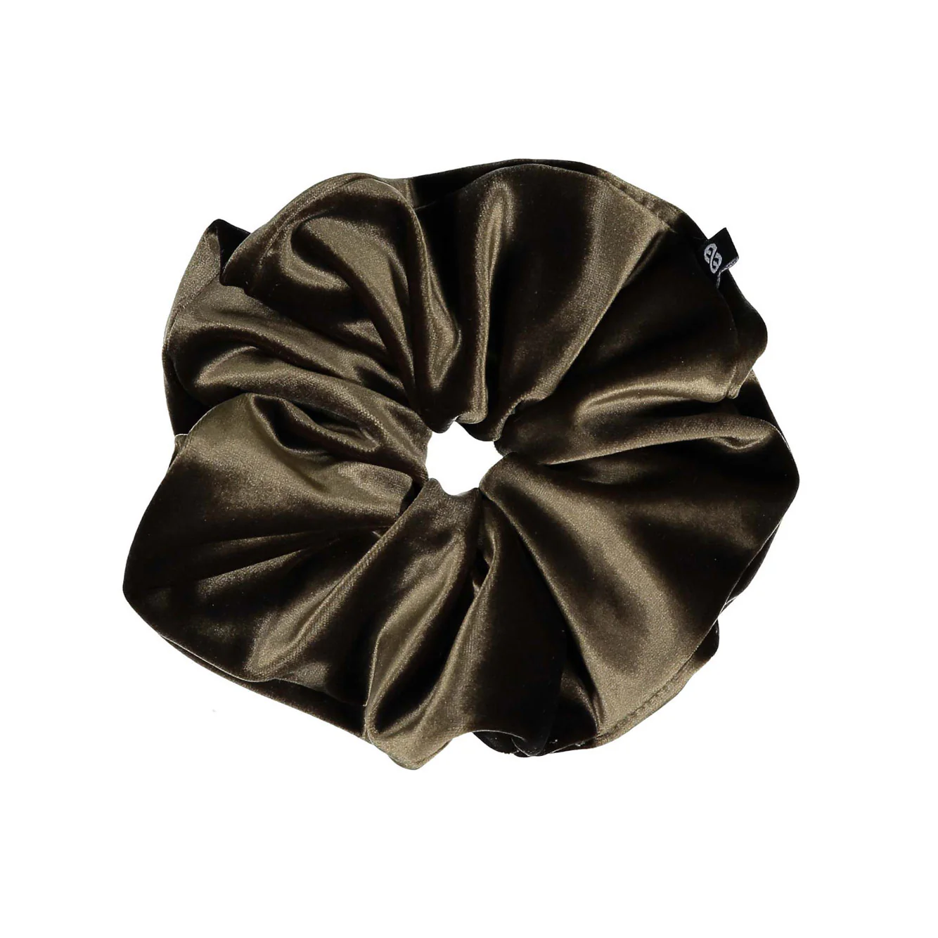 Knot Hairbands Olive Velveteen Scrunchie