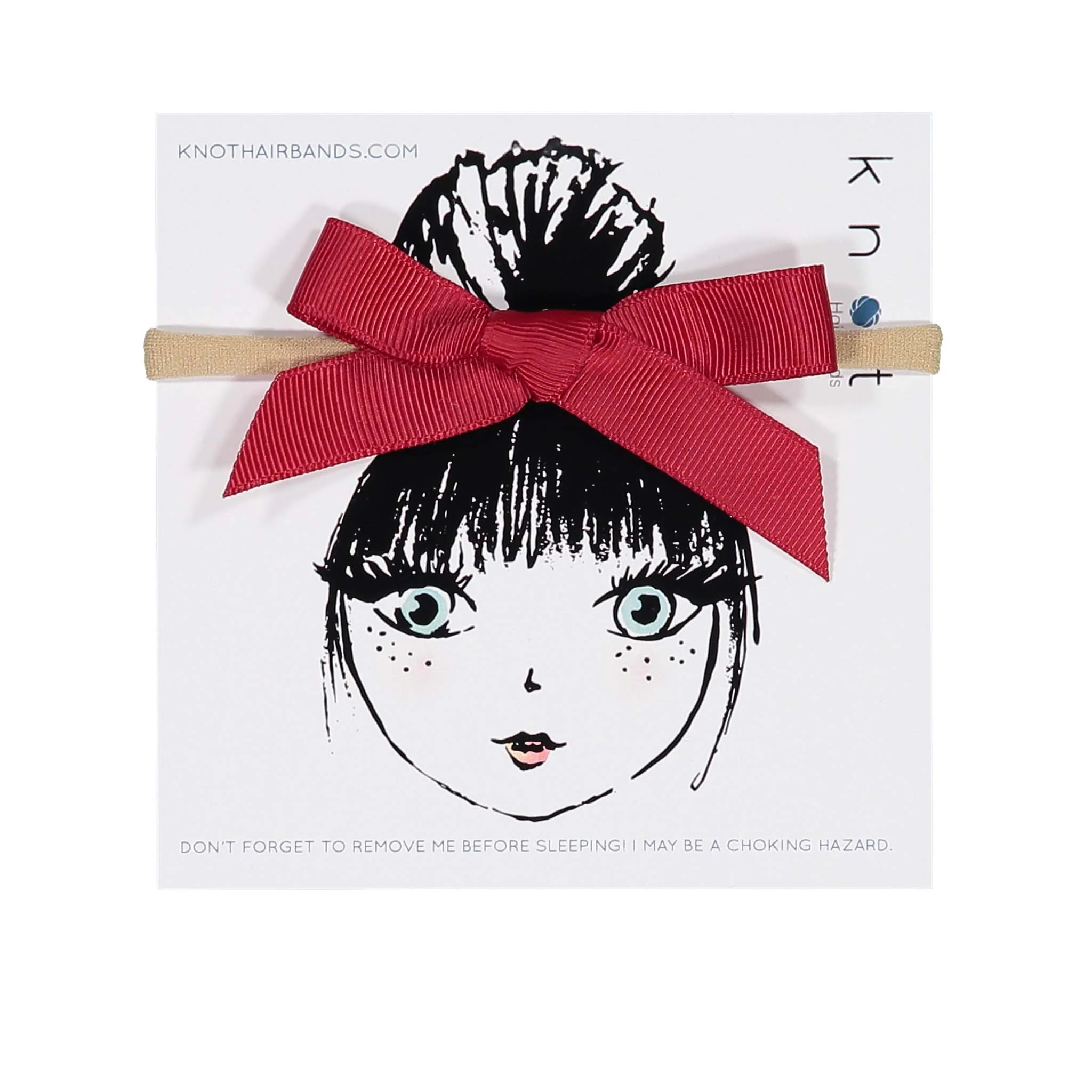 Knot Hairbands Red Ribbon Bow Band