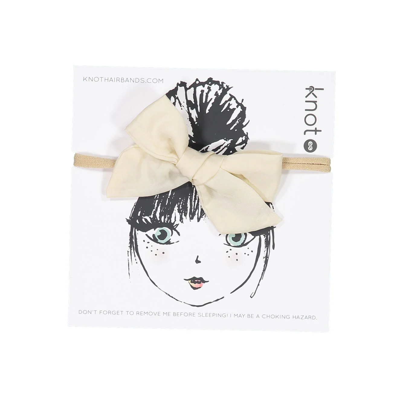 Knot Hairbands  Taupe Matte Luxe Bow Band