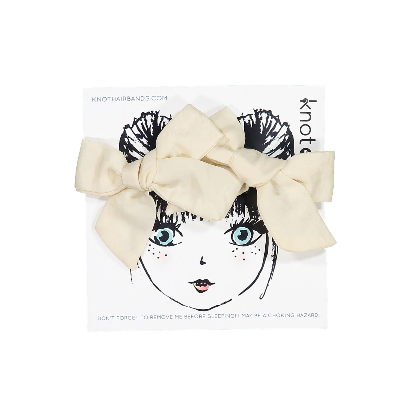 Knot Hairbands  Taupe Matte Luxe Mini Clips