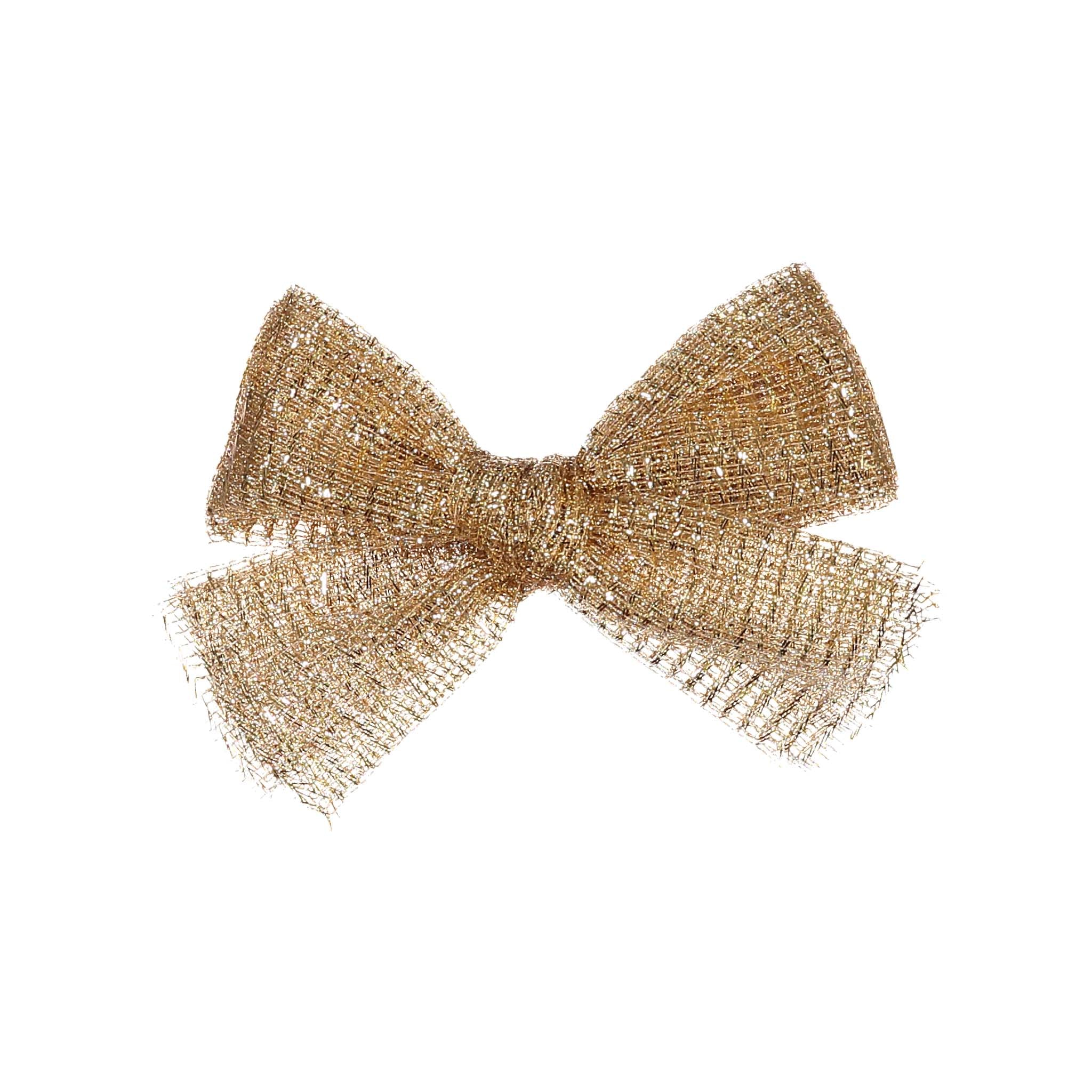 Knot Hairbands Rose Gold Tulle Bow Clip - Image 2