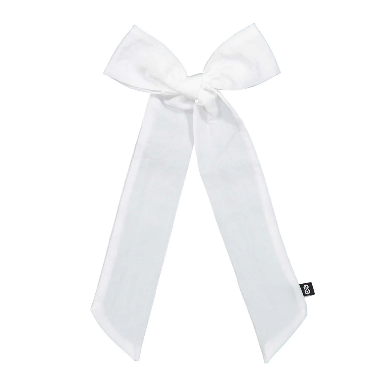 Knot Hairbands  White Matte Luxe Bow