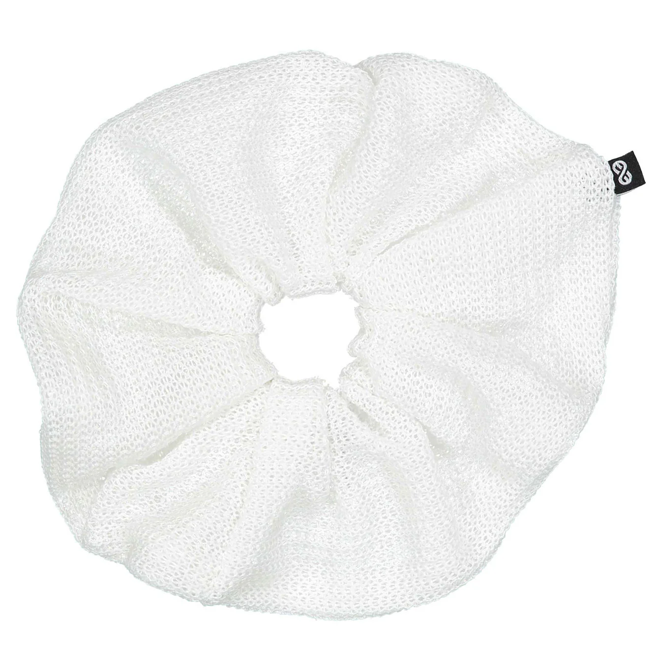 Knot Hairbands White Purl Scrunchie