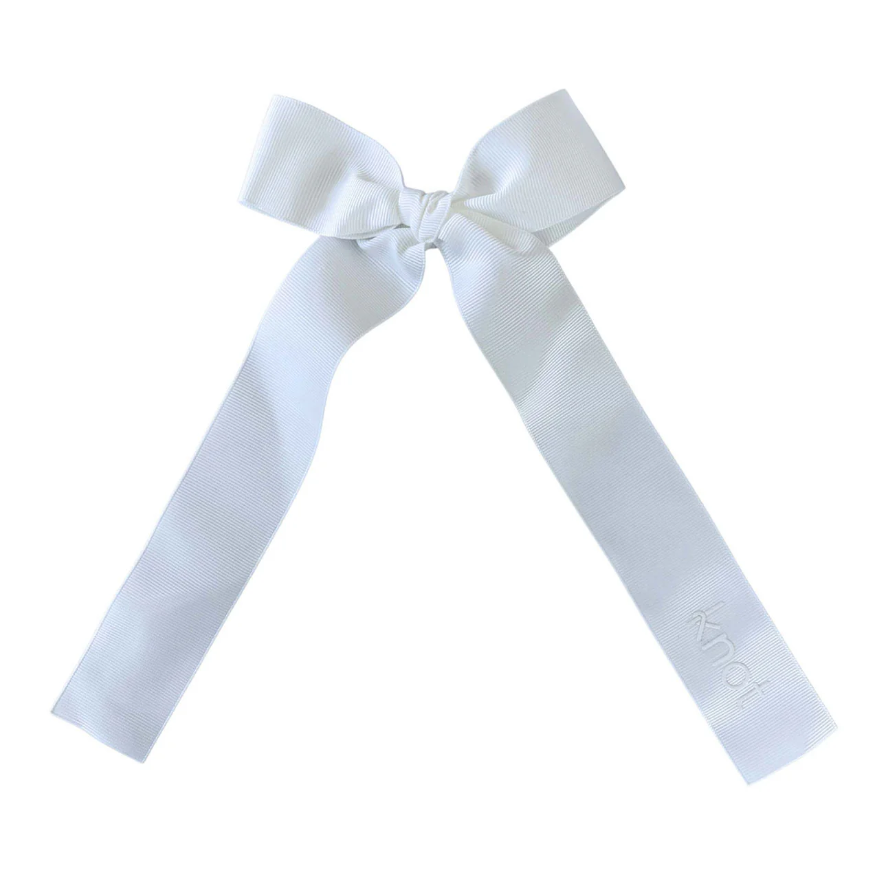 Knot Hairbands  White Sunshine Ribbon Bow