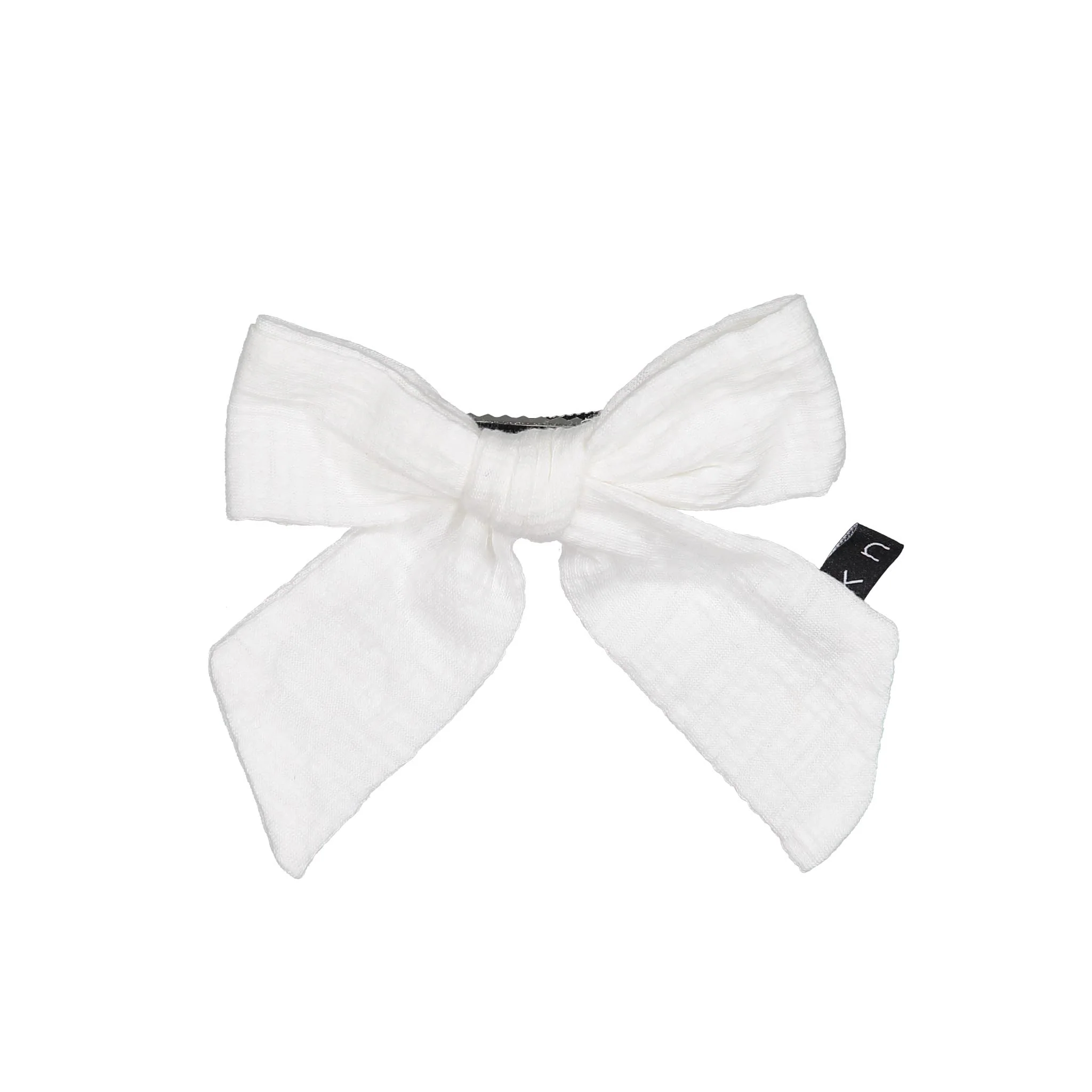 Knot Hairbands White Vintage Tee Bow Clip