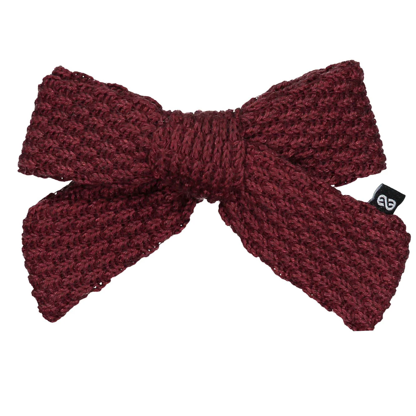 Knot Hairbands  Wine Knitted Bow Clip