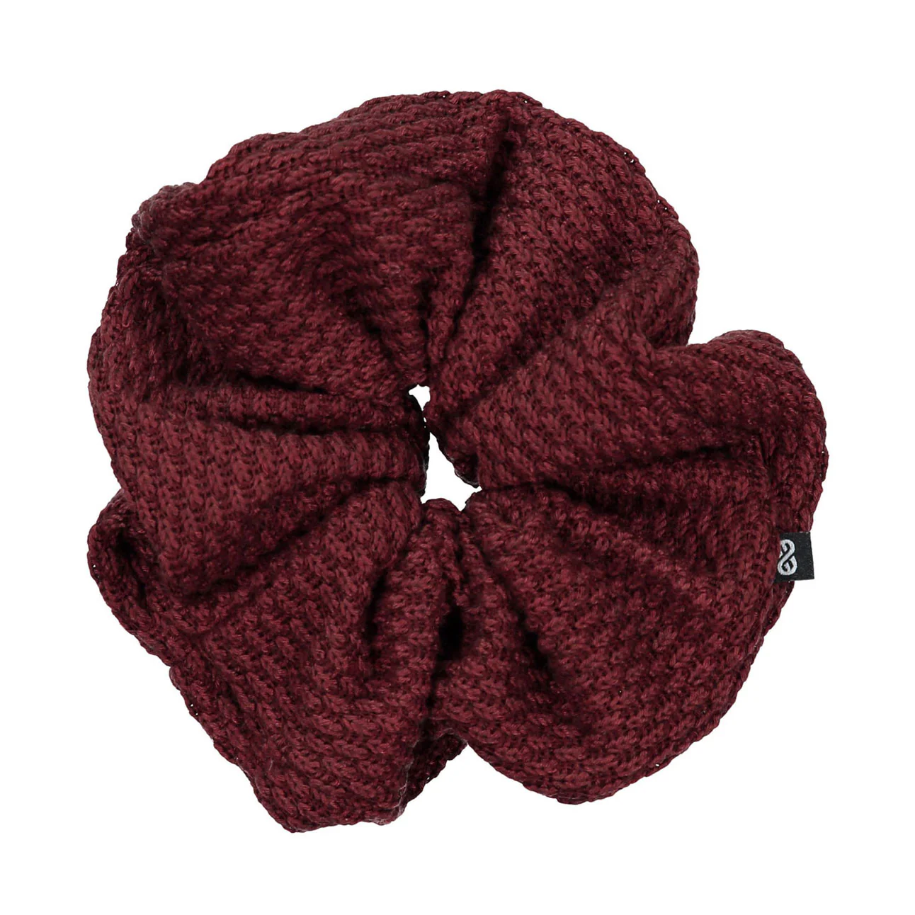 Knot Hairbands  Wine Knitted Scrunchie