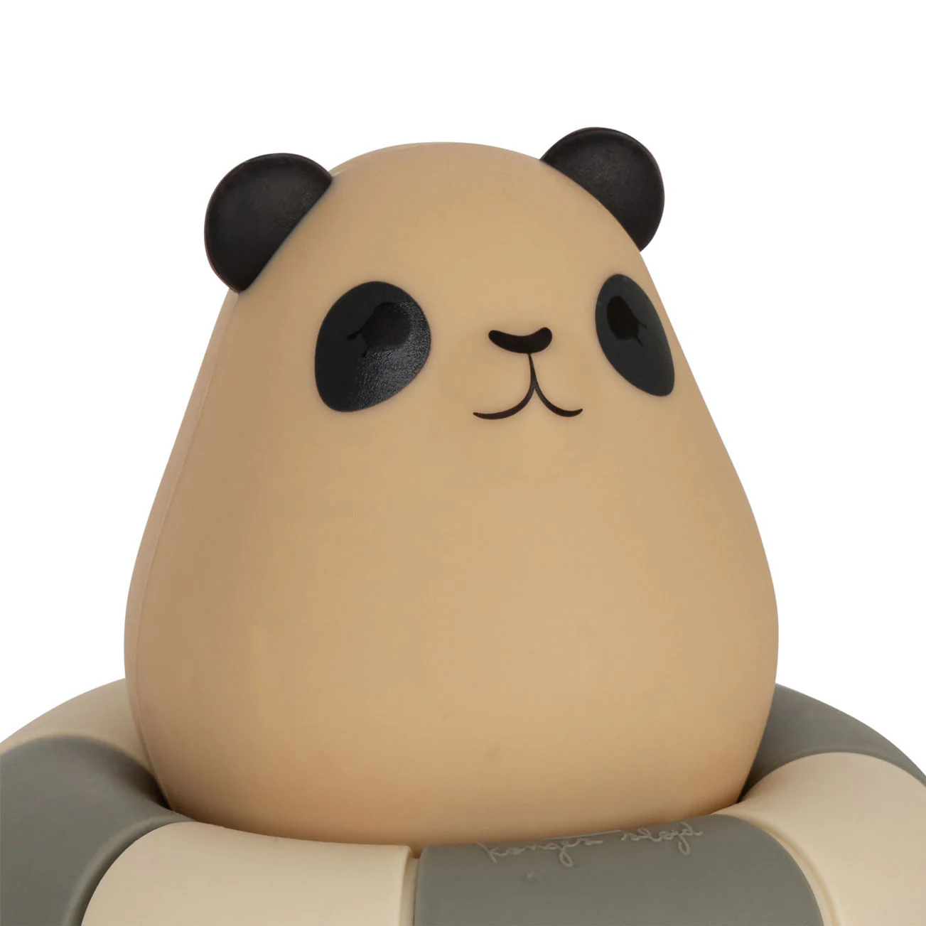 Konges Slojd Almond Mix Silicone Bath Toys Swim Ring Panda - Image 2