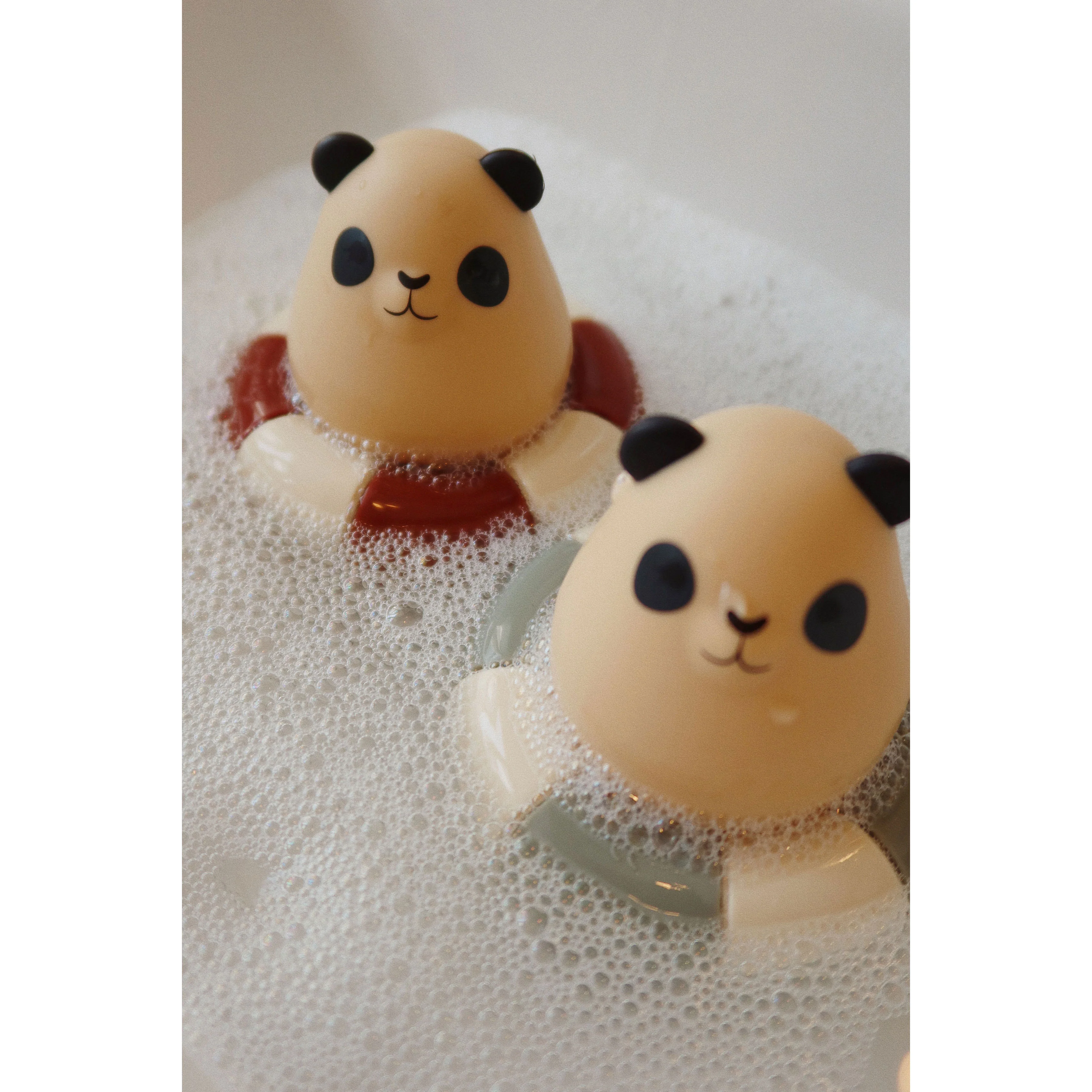 Konges Slojd Almond Mix Silicone Bath Toys Swim Ring Panda - Image 3