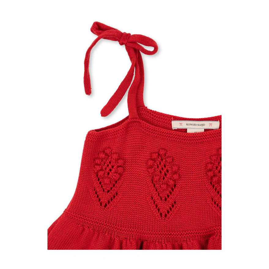 Konges Slojd Barbados Cherry Fiol Knit Dress - Image 2