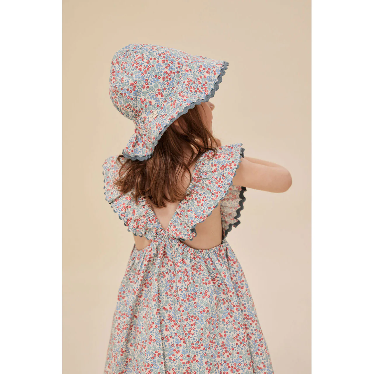 Konges Slojd Bibi Blue Verbena Dress - Image 4