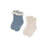 Konges Slojd Blue Mix 2 Pack Pointelle Socks