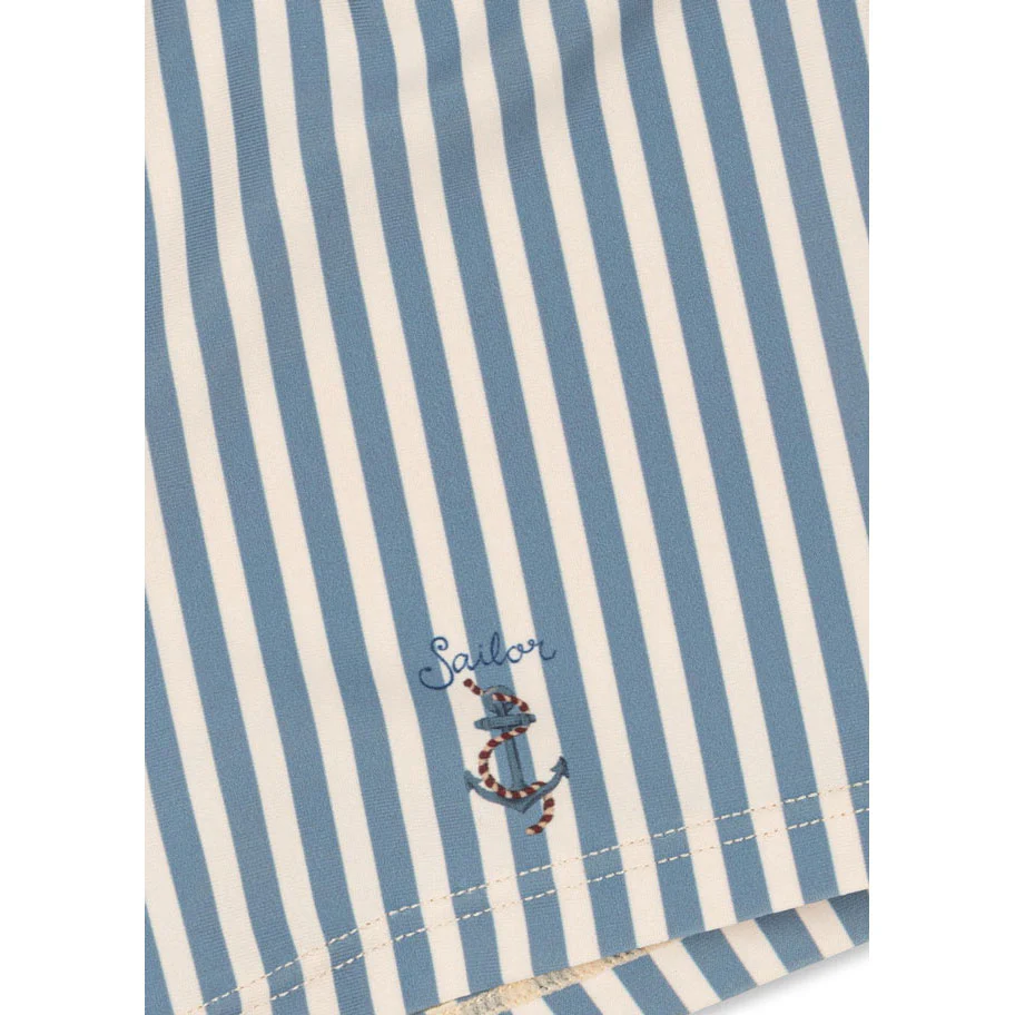 Konges Slojd Blue Sailor Stripe Aster Swim Pants - Image 3