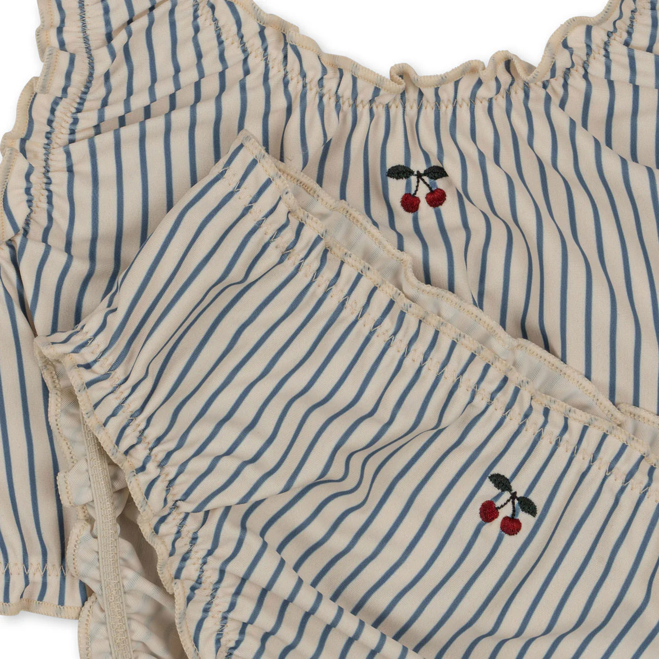 Konges Slojd Blue Stripe Collette Bikini - Image 3