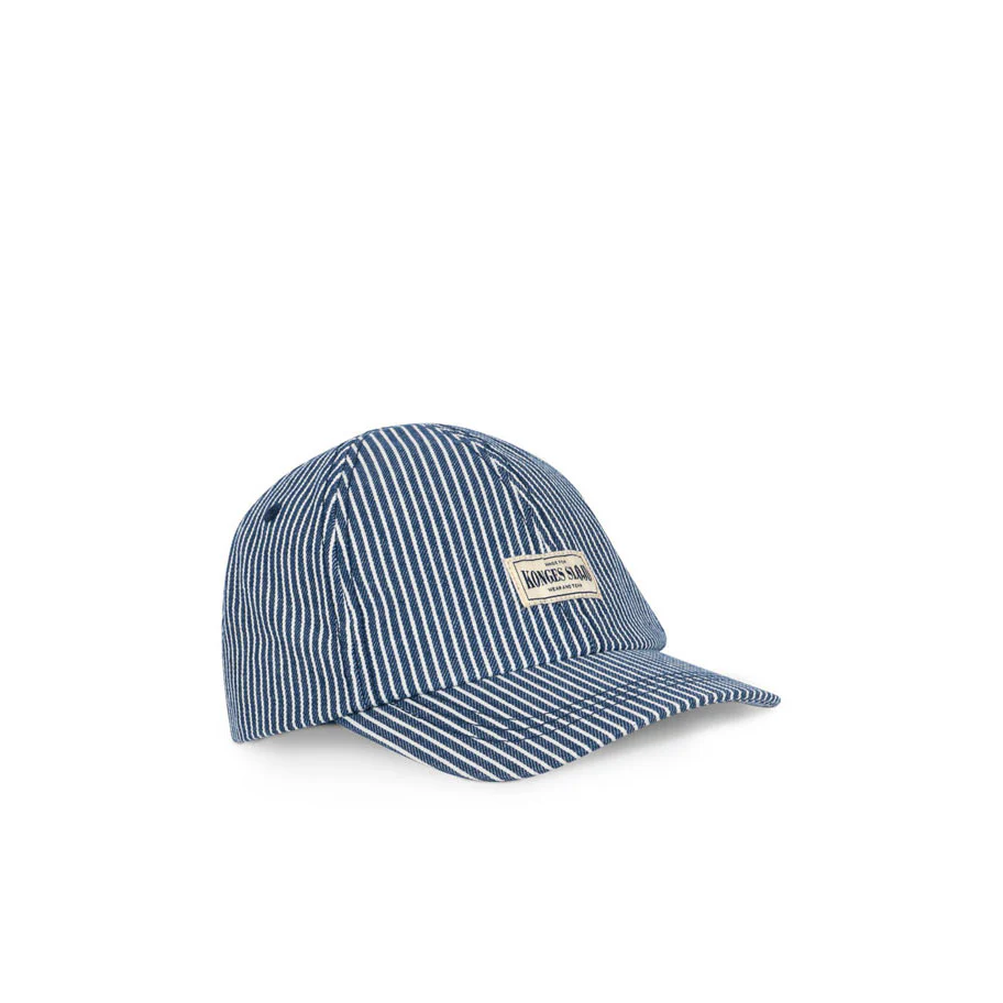 Konges Slojd Blue Stripe Luc Cap