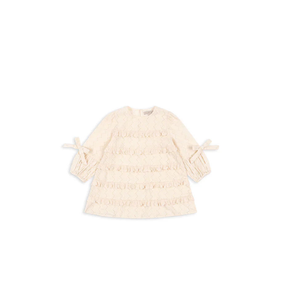 Konges Slojd Buttercream Frilla Dress