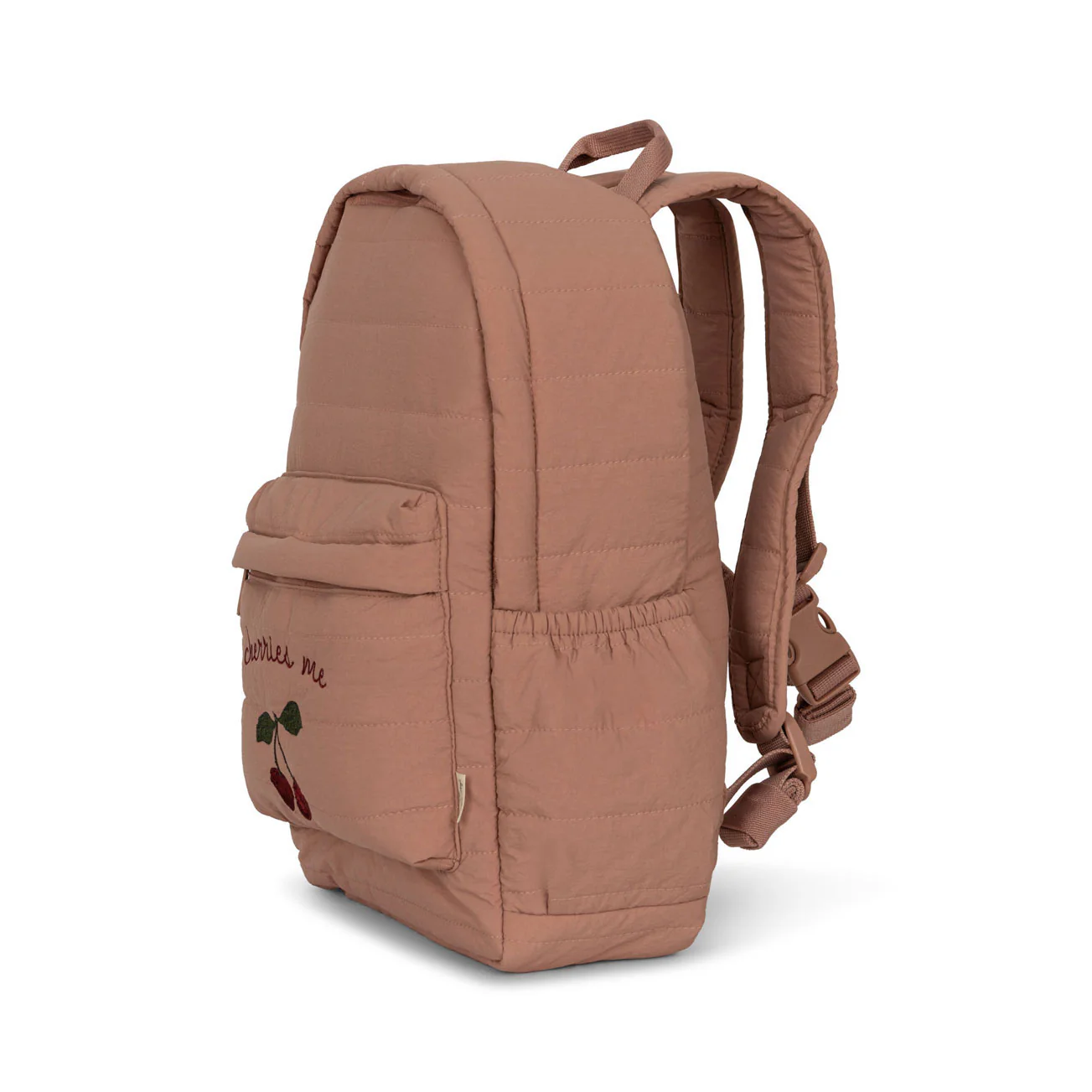 Konges Slojd Cameo Brown Juno Quilted Backpack Midi - Image 2