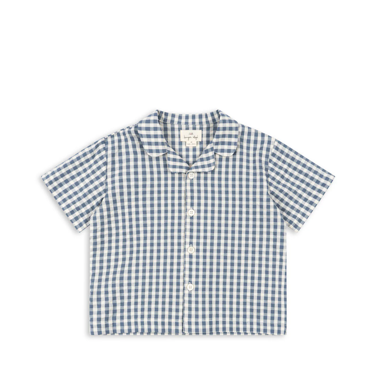 Konges Slojd Captains Blue Check Kim Shirt