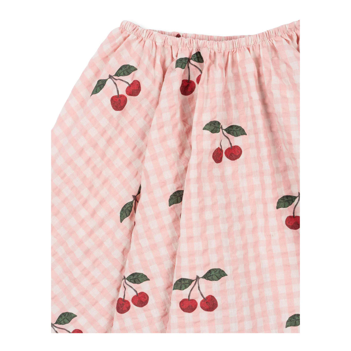 Konges Slojd Cherry Check Kim Skirt - Image 2