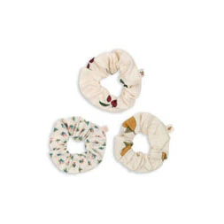 Konges Slojd Cherry/Lemon/Fleur Colore 3 Pack Scrunchie