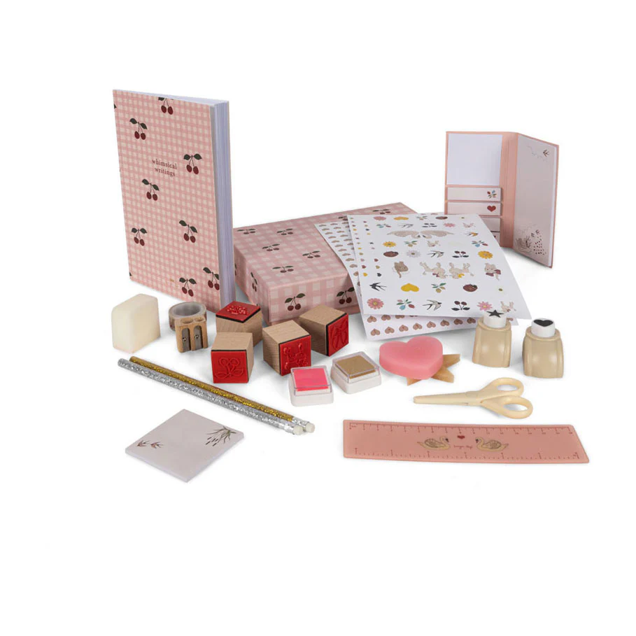 Konges Slojd Cherry Mix Girl Stationery Set - Image 3