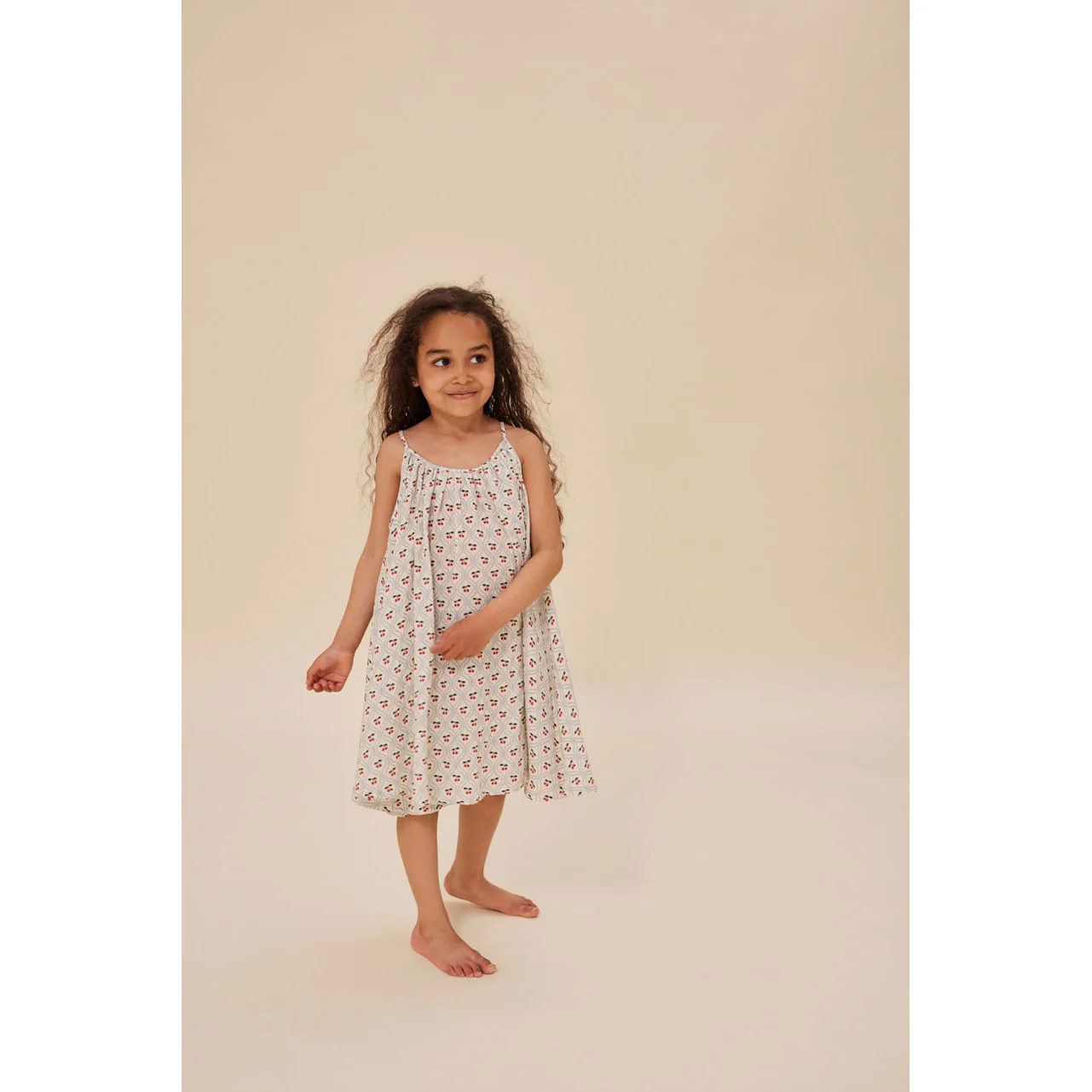Konges Slojd Cherry Motif Coco Strap Dress - Image 2