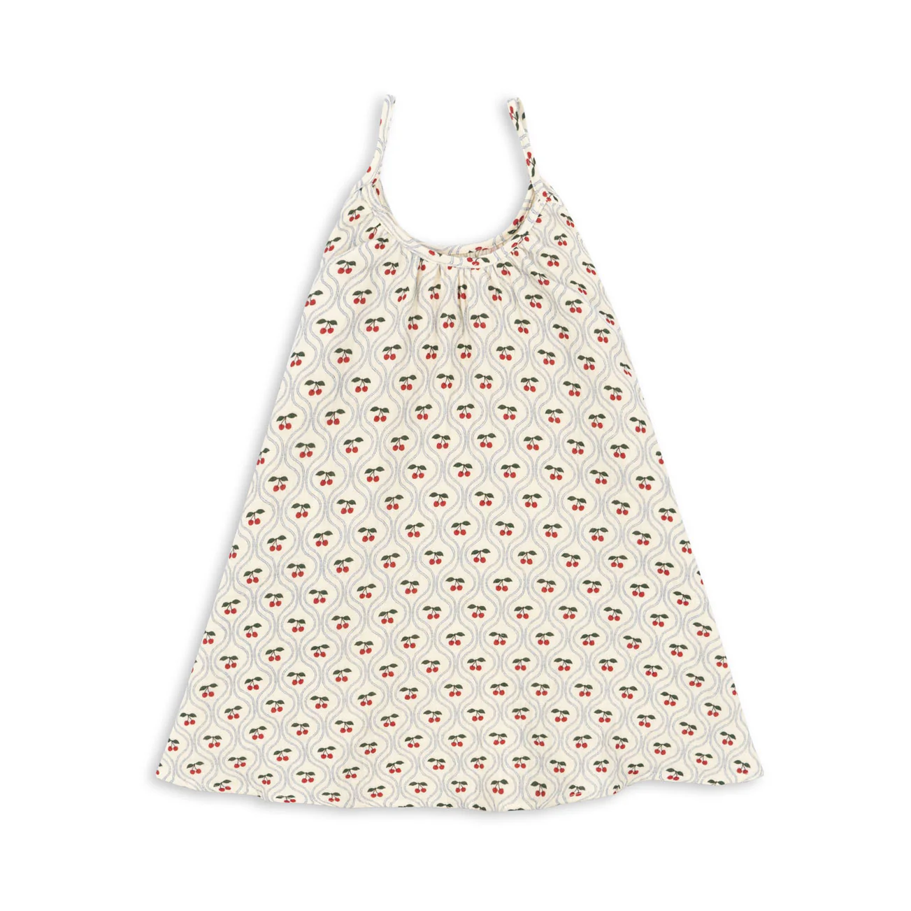 Konges Slojd Cherry Motif Coco Strap Dress - Image 4