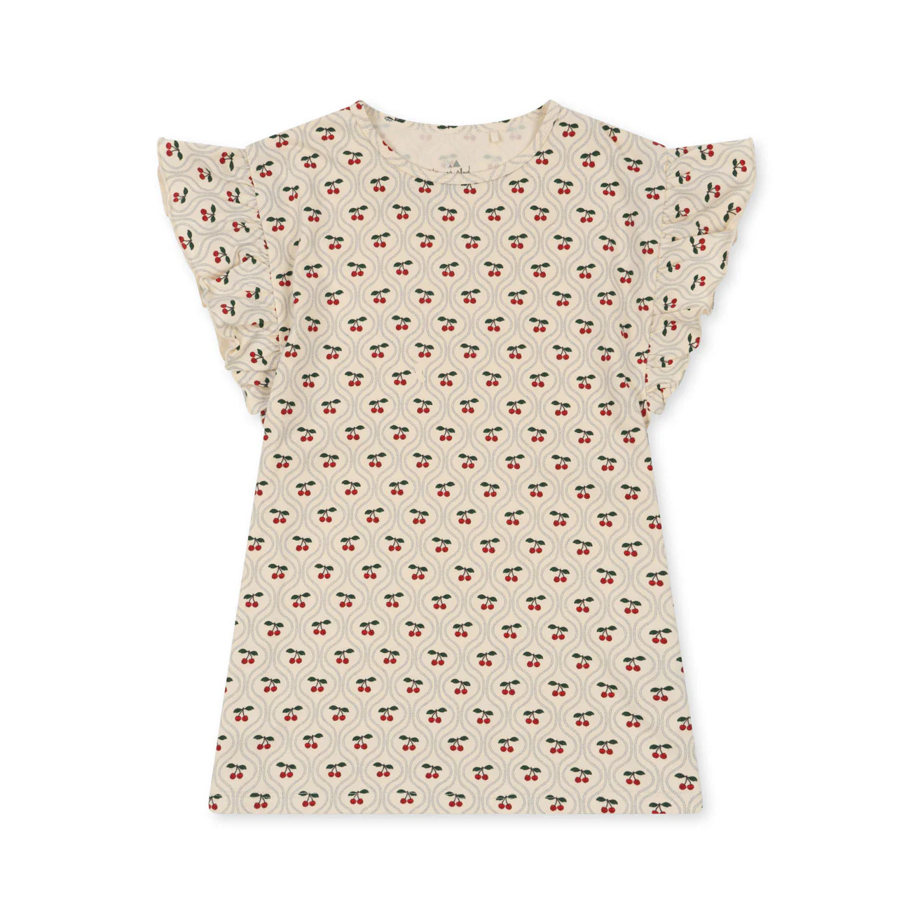 Konges Slojd Cherry Motif Lin Dress