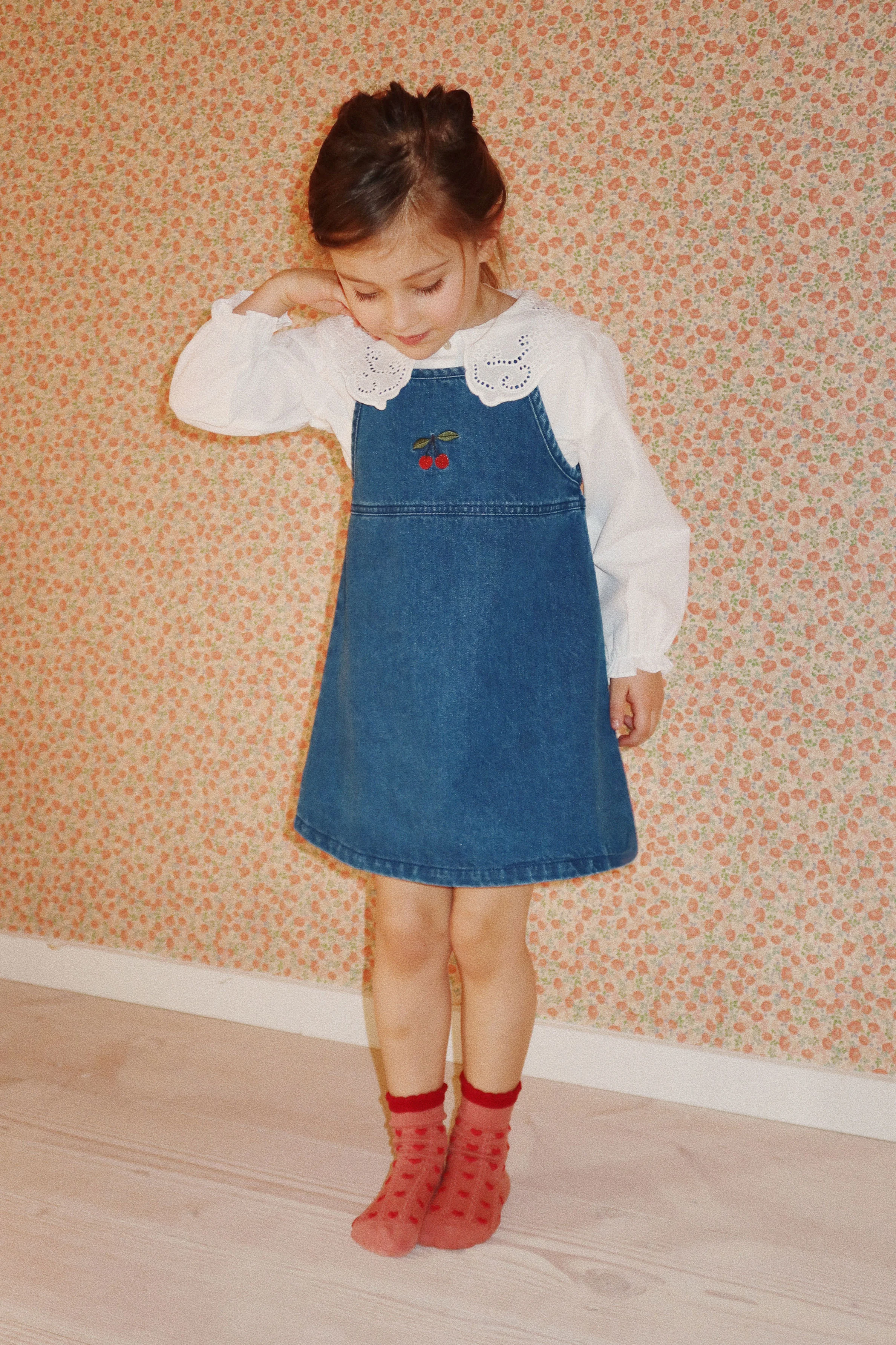 Konges Slojd Denim Blue Margot Strap Dress - Image 3