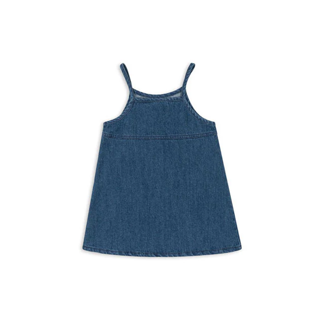 Konges Slojd Denim Blue Margot Strap Dress - Image 4