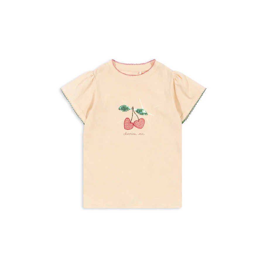 Konges Slojd Ecru Famo Puff Tee