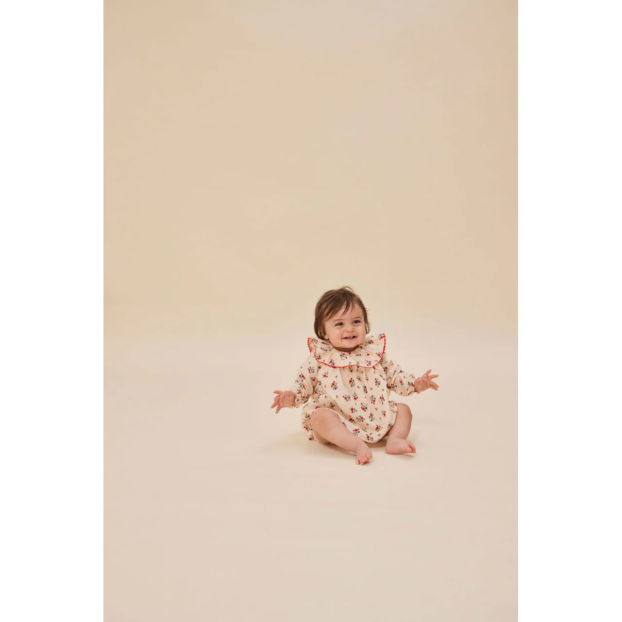 Konges Slojd Fifi Fleur Bella Frill Romper - Image 2