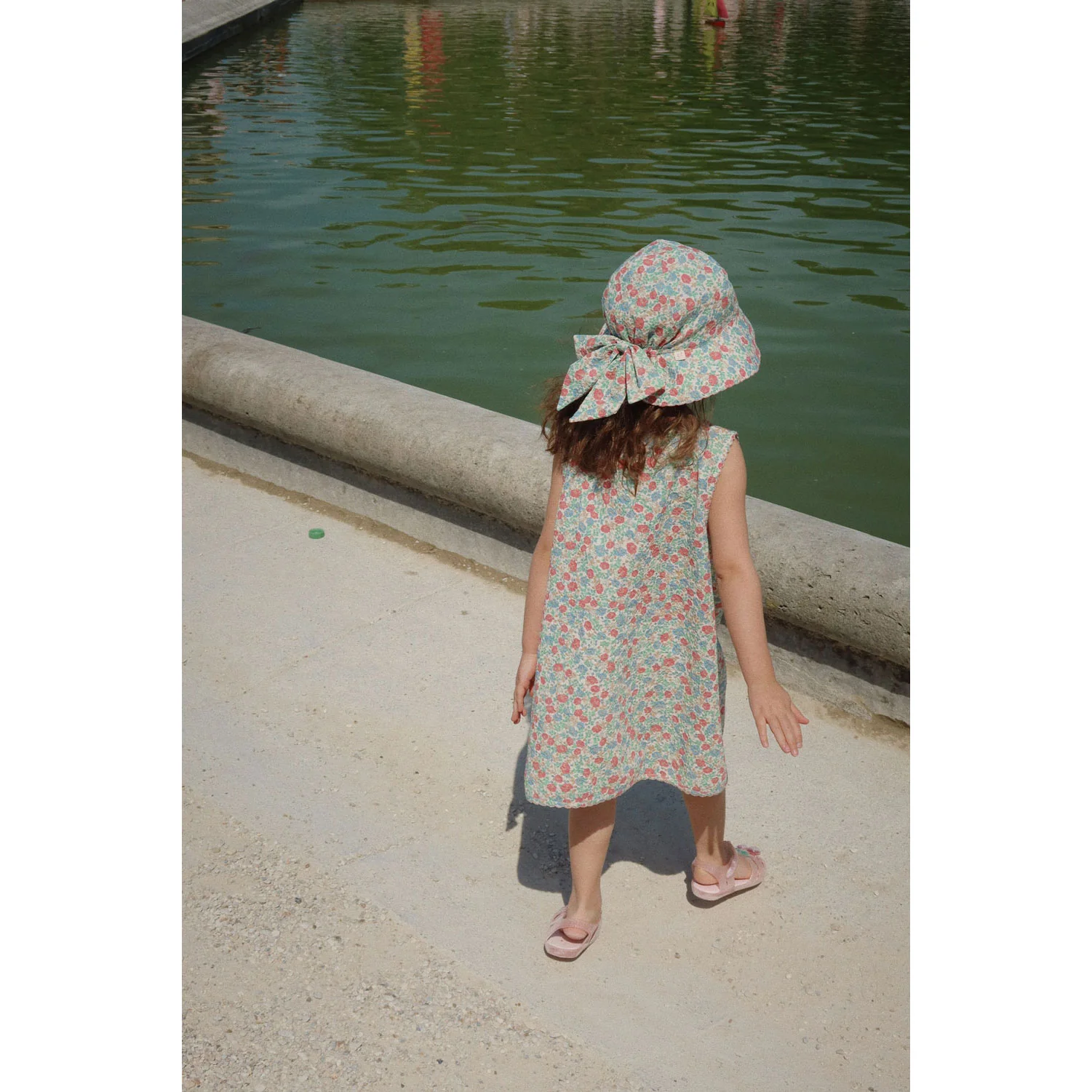 Konges Slojd Fiola Elin Bow Sun Hat - Image 3
