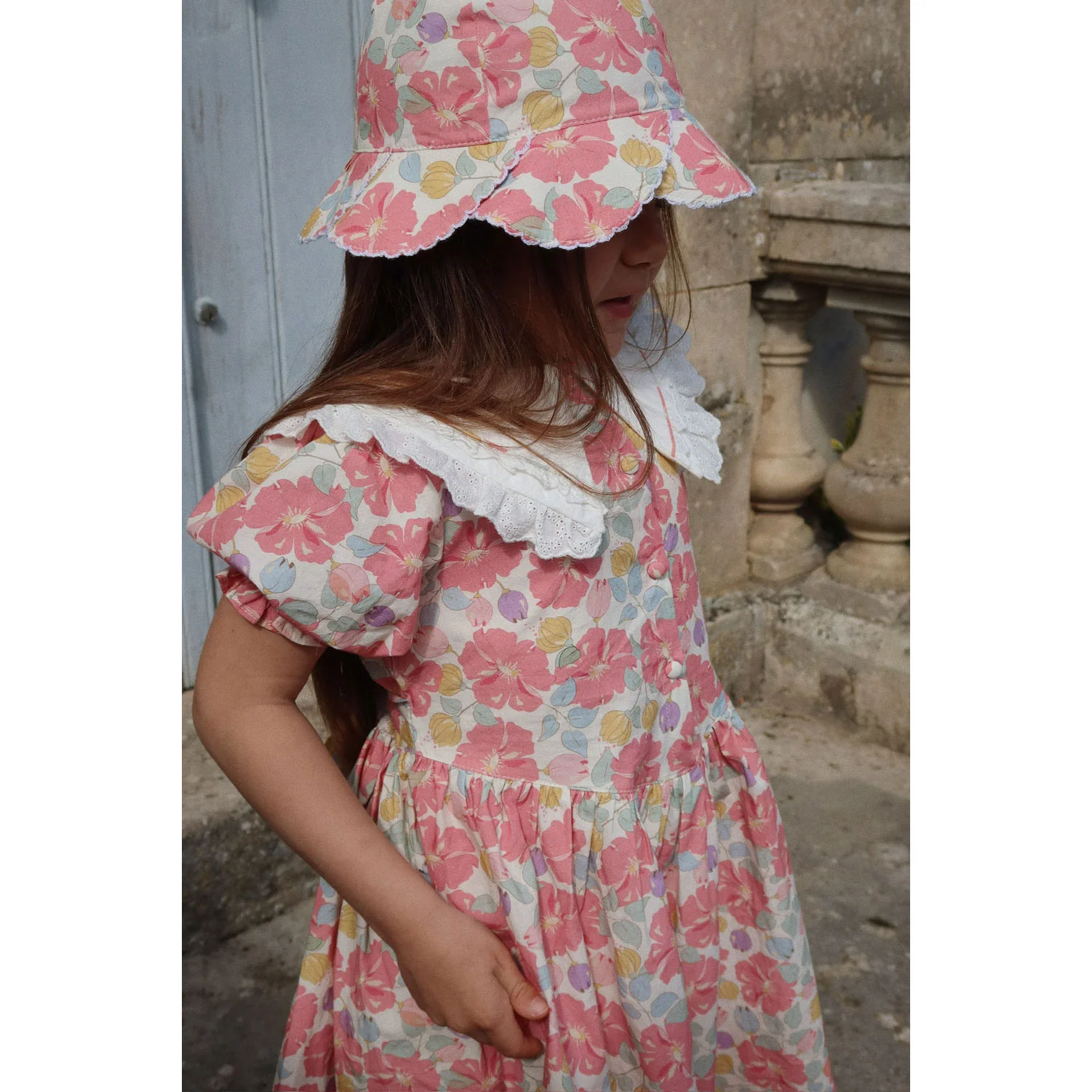 Konges Slojd Fleur Anglaise Coeur Collar Dress - Image 2