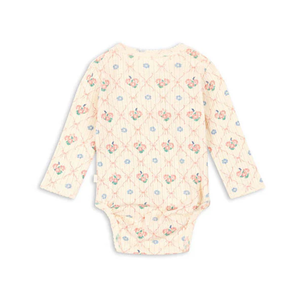 Konges Slojd Fleur Decor Minnie Newborn Bodysuit - Image 2