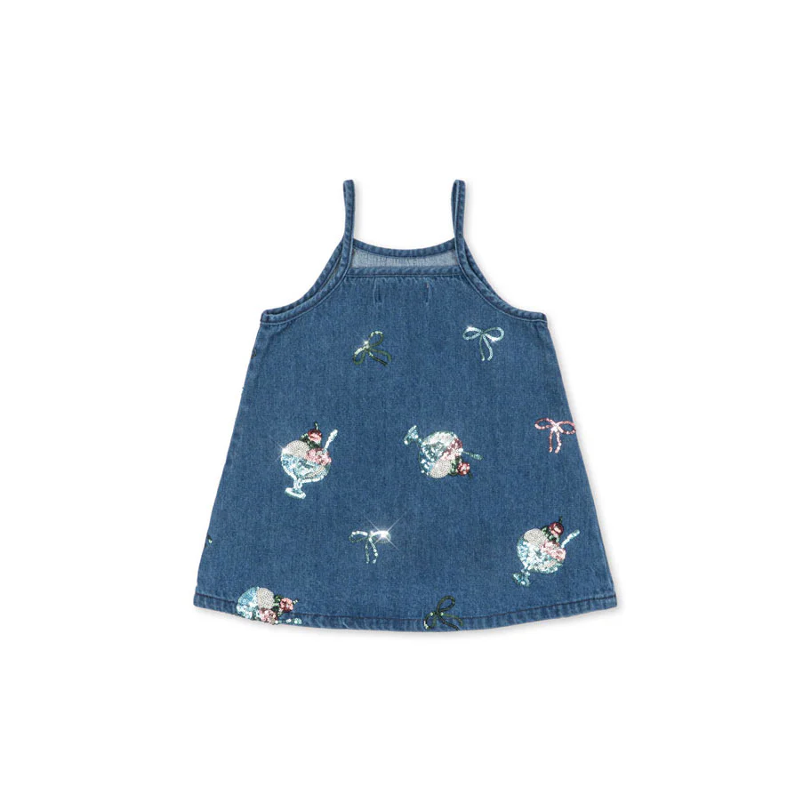 Konges Slojd Gelato Magot Sequin Strap Dress - Image 2