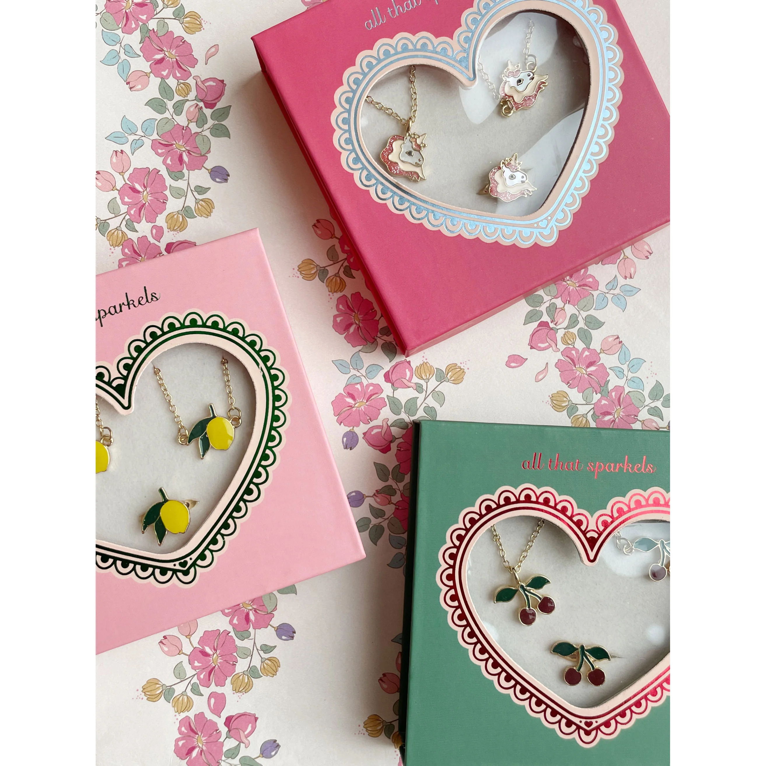 Konges Slojd Gold Unicorn Jewelry Set - Image 3