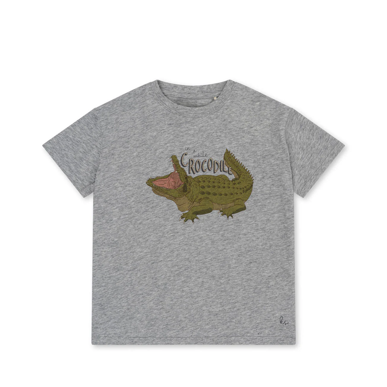 Konges Slojd Grey Melange Famo Tee
