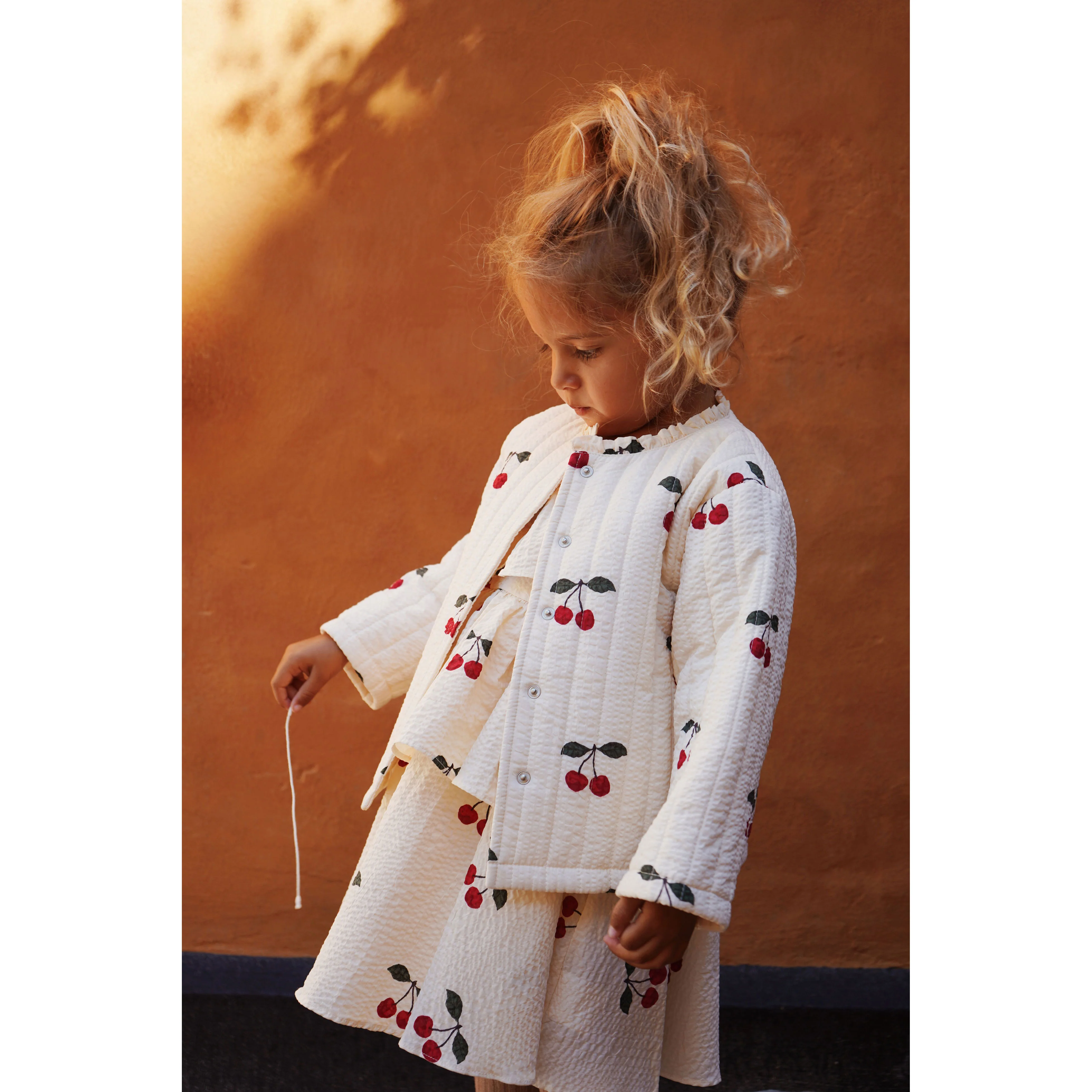Konges Slojd Mon Grand Cherry Lunella Quilted Jacket - Image 3