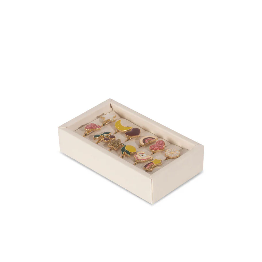 Konges Slojd Multi Color 12 Pack Ring Set - Image 2