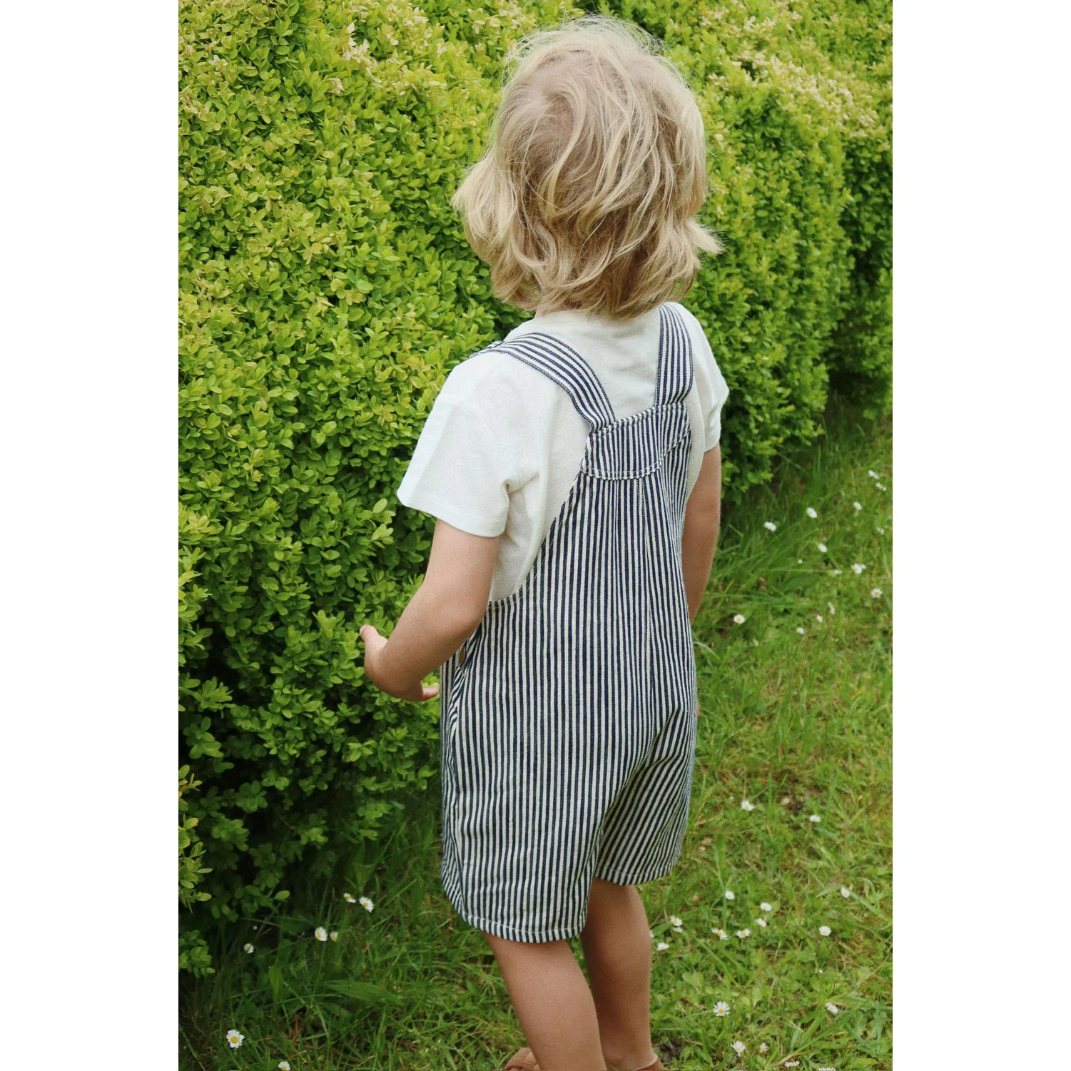 Konges Slojd Navy Stripe Fender Overalls - Image 4