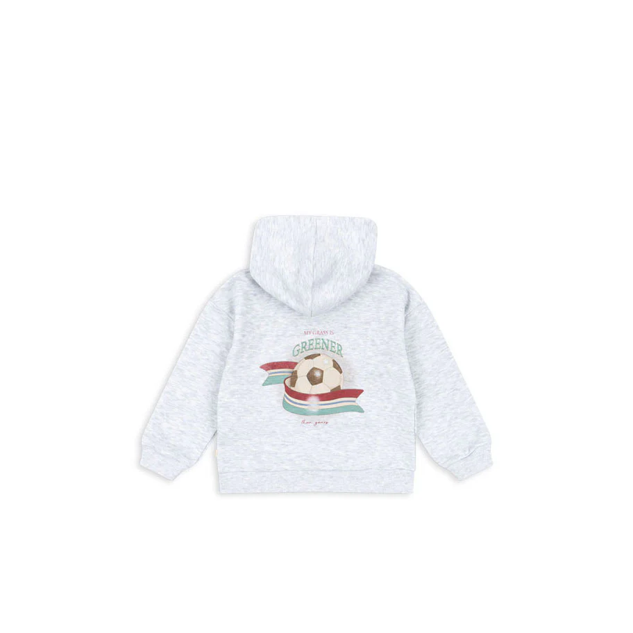 Konges Slojd Off White Melange Lou Hoodie - Image 3