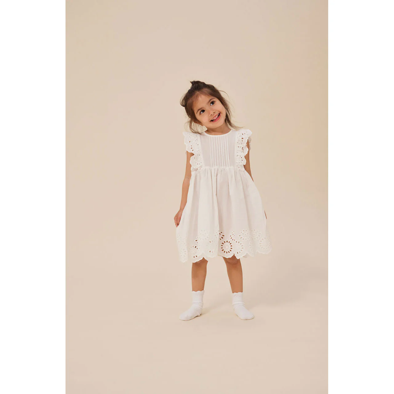 Konges Slojd Optic White Posey Dress - Image 2