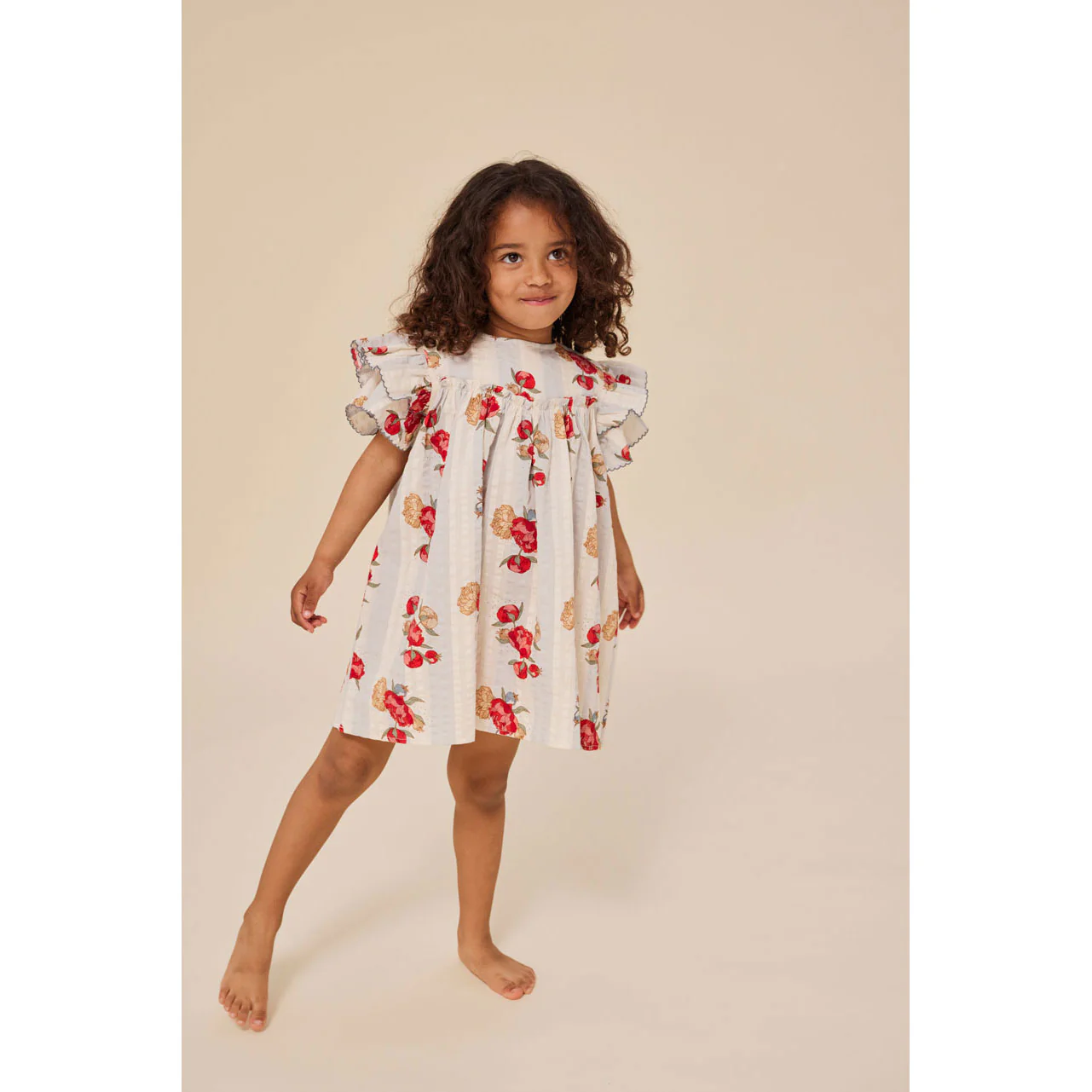 Konges Slojd Peony Stripe Kim Dress - Image 2