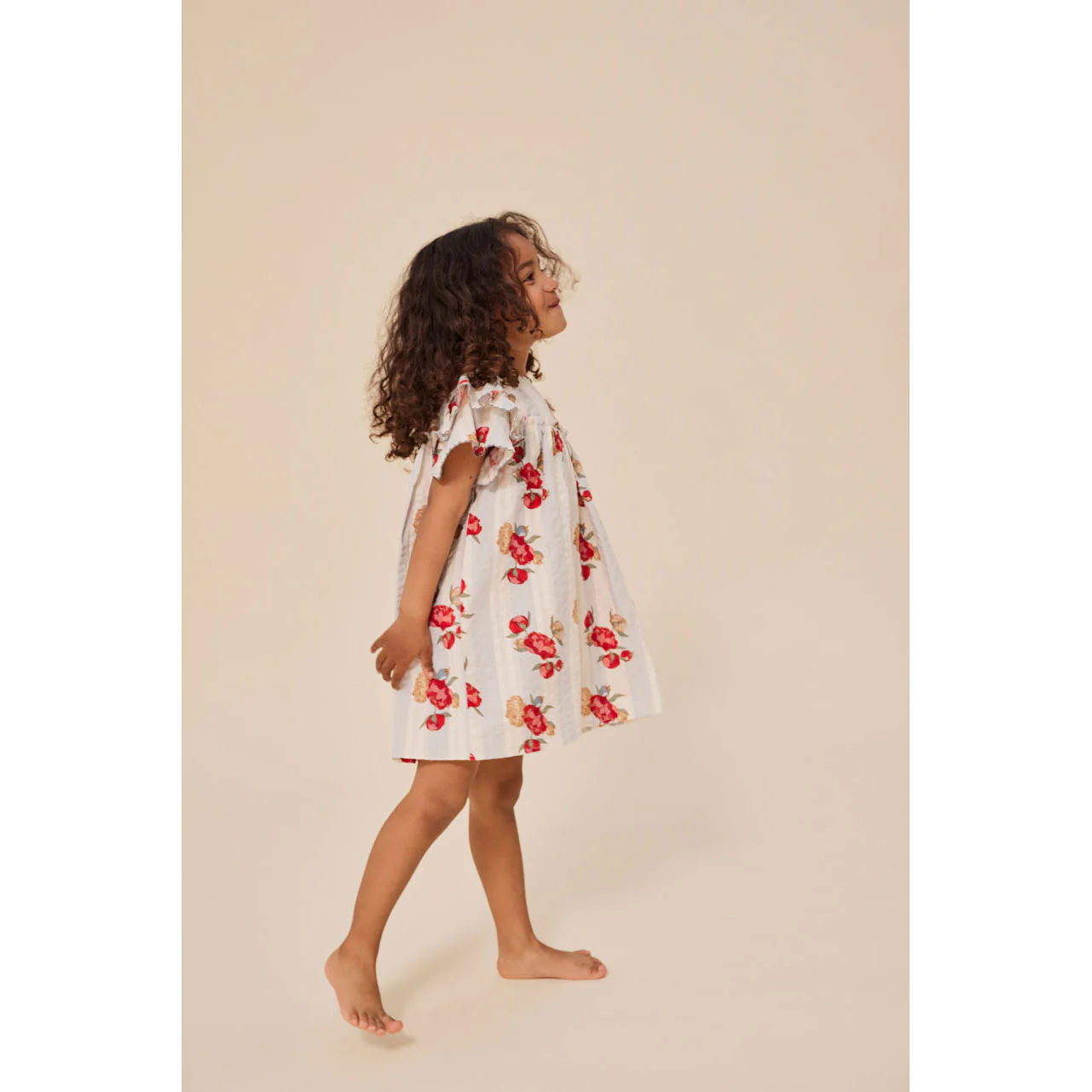 Konges Slojd Peony Stripe Kim Dress - Image 4