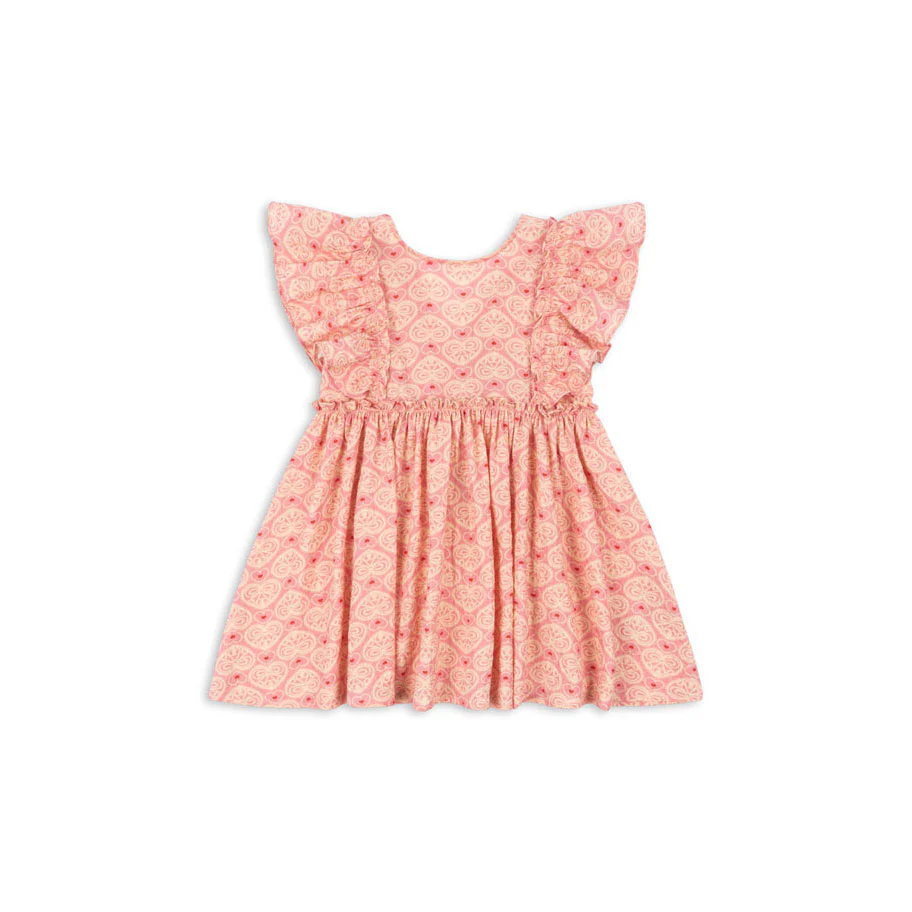 Konges Slojd Pink Ava Bow Dress