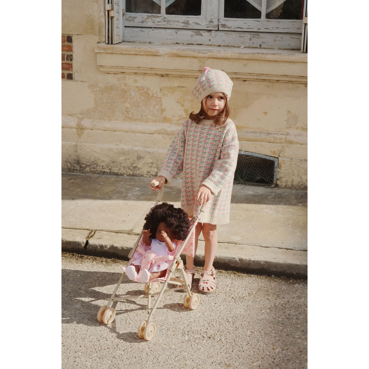 Konges Slojd Pink Doll Stroller - Image 2