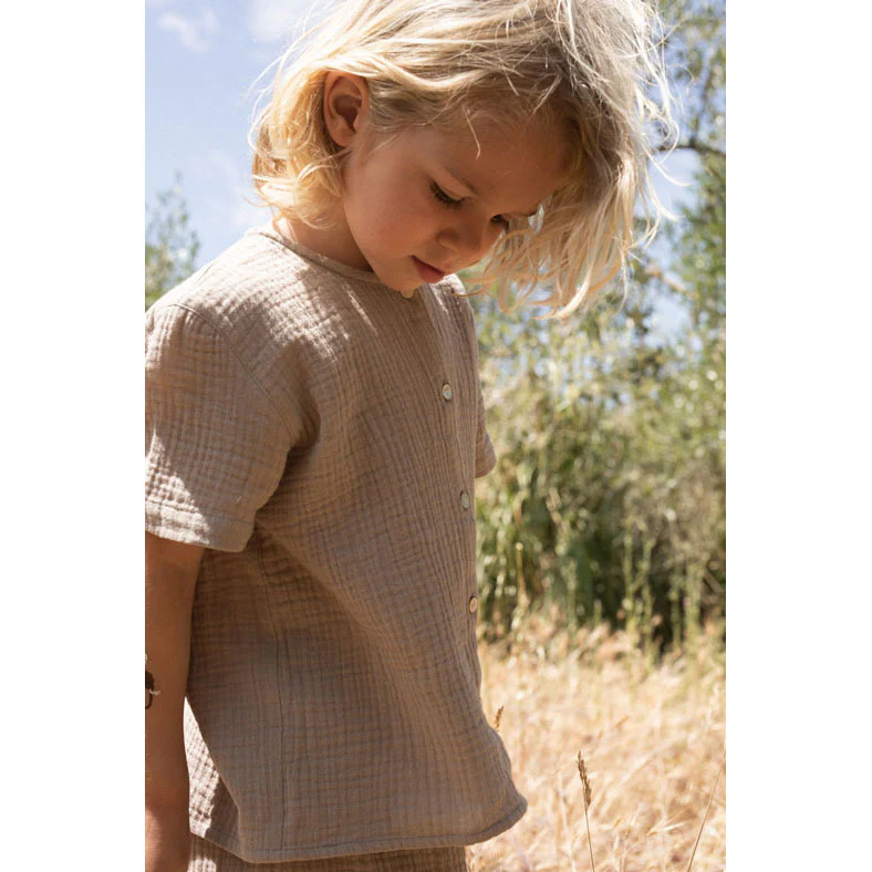 Konges Slojd Pure Cashmere Olive Shirt - Image 2